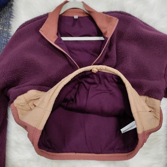 NWOT Fabletics Mallory Fleece Pullover Half Zip Top XL - Picture 11 of 11